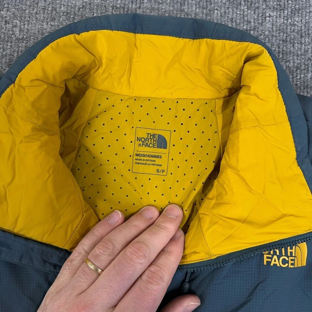 The North Face Jacket Men Small Slate Blue Gray Ventrix Ultralight Puffer Hiking